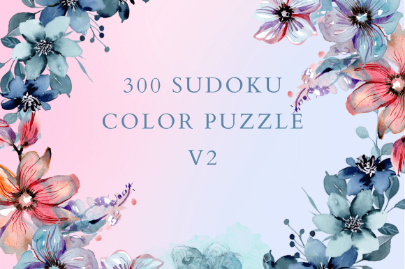 300 Sudoku Color Puzzle V2: A Creative Font for Modern Projects