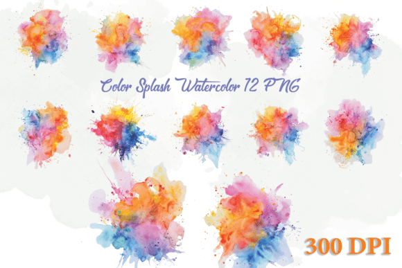 Bring Vibrant Energy to Any Project with Watercolor Backgrounds