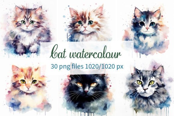 Cat Watercolour: The Font That Brings Artistic Whimsy to Your Brand