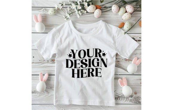 Designing Joy: The Kids Easter Empty T-shirt Mockup