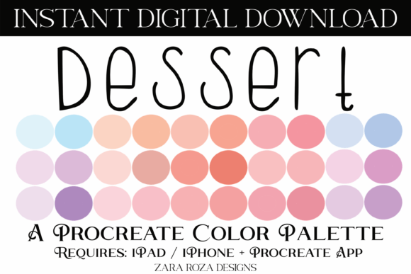 Dessert Procreate Color Palette: Sweeten Your Digital Art