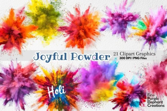 Holi Festival of Color Powder Pride Clip