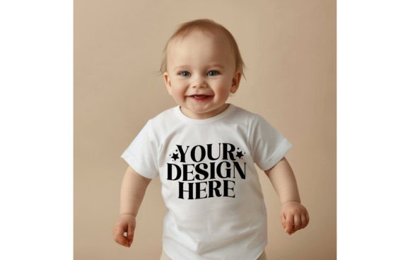 Mastering Mockups: The Power of the Baby White T-Shirt Template