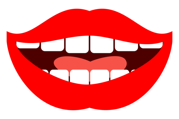 Open Woman Lips Color Icon: A Bold Statement for Modern Design