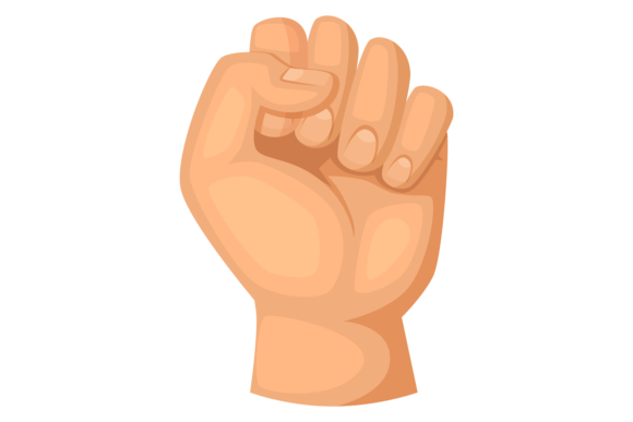 Powerful Visuals: Using the Human Fist Color Icon