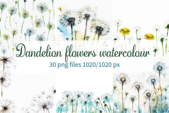 Soft, Organic Charm: Using the Dandelion Watercolour Background