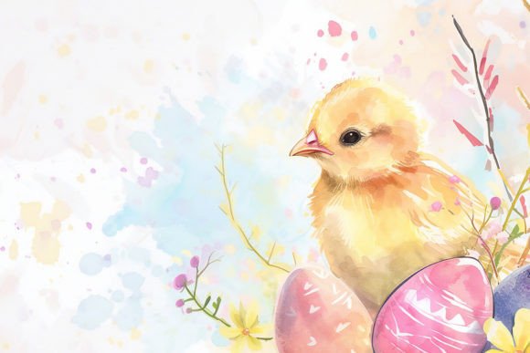 Spring Easter Watercolour Backdrop: A Creative Asset Guide