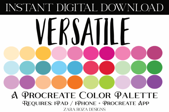 Unlock Your Creative Flow with the Versatile Procreate Color Palette