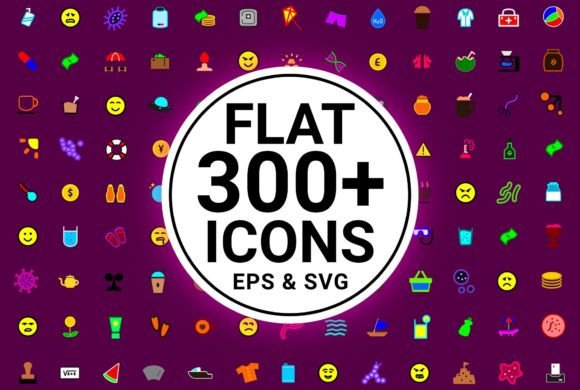 Unlock Your Visual Language with 300+ Flat Color Icons