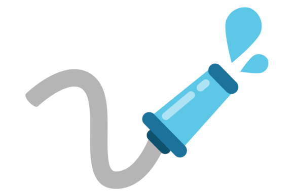 Water Hose Color Icon: Garden Equipment Symbol Unpacked